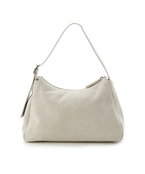 emmi（エミ）の「スエードショルダーバッグ（ショルダーバッグ・レディース・ライトグレー/ダークブラウン/ミント・F）」の7枚目の写真