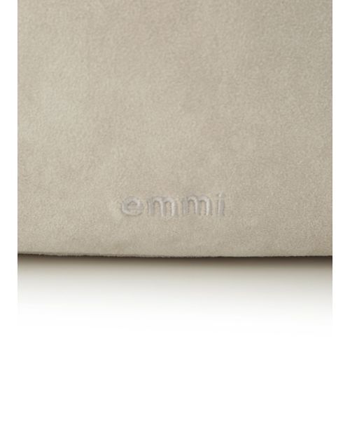 emmi（エミ）の「スエードショルダーバッグ（ショルダーバッグ・レディース・ライトグレー/ダークブラウン/ミント・F）」の13枚目の写真