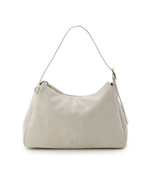 emmi（エミ）の「スエードショルダーバッグ（ショルダーバッグ・レディース・ライトグレー/ダークブラウン/ミント・F）」の16枚目の写真