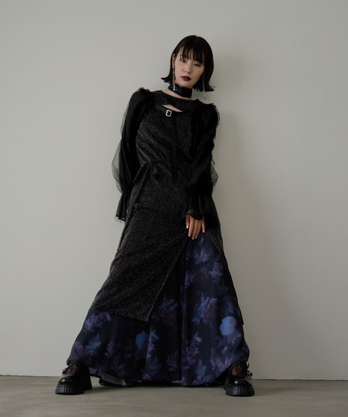 カーディガン 「NARROW STYLE」シアーボリュームボレロ(HARE) レディース NARROW STYLE】シアーボリュームボレロ(HARE)（カーディガン