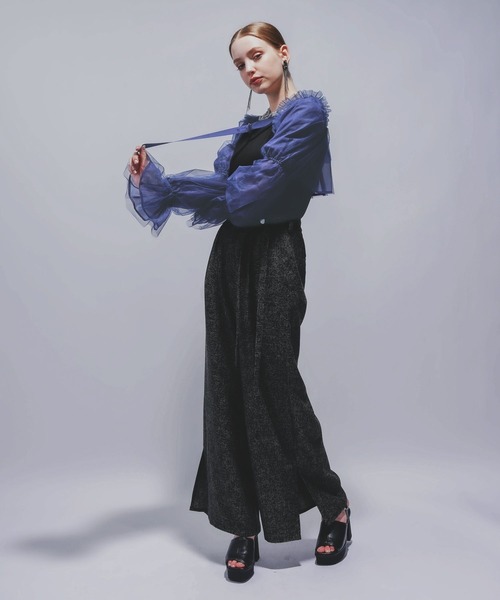 HARE 【NARROW STYLE】シアーボリュームボレロ(HARE) NARROW STYLE】シアーボリュームボレロ(HARE)（カーディガン