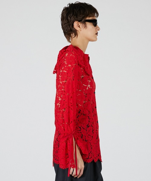 Pre-Order】スカラップレースブラウス / Scallop Lace Blouse（シャツ