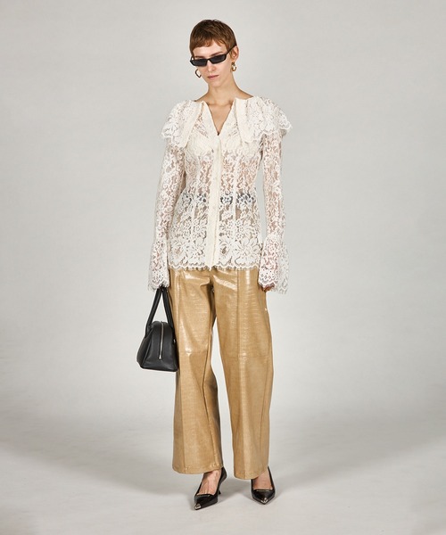 Pre-Order】スカラップレースブラウス / Scallop Lace Blouse（シャツ