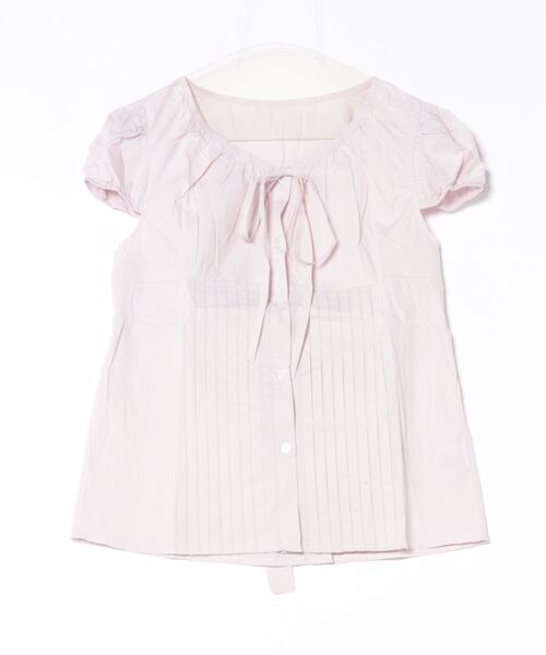 WESTSEA(ウエストシー)の「パフスリーブ リボンデザイン コットンブラウス(シャツ/ブラウス・レディース・ホワイト/ピンク・M/L)」の15枚目の写真