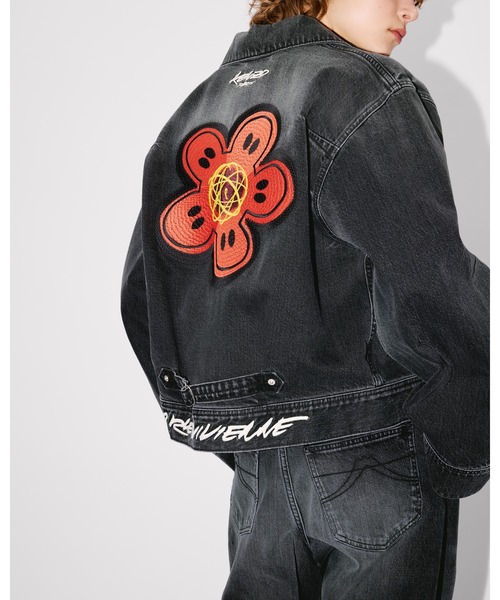 ネコ好き'KENZO POPPY' デニム ワークウエア ジャケット ネコ好き'KENZO POPPY' デニム ワークウエア ジャケット KENZO