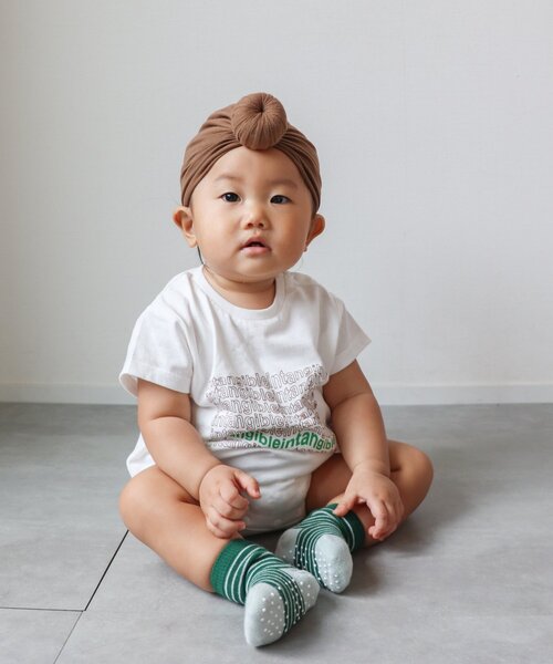 CIAOPANIC TYPY（チャオパニックティピー）の「【BABY】TEEマルシェロンパース（ロンパース・キッズ・ホワイト/ブラック/ボルドー/グレー・80）」の2枚目の写真