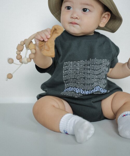 CIAOPANIC TYPY（チャオパニックティピー）の「【BABY】TEEマルシェロンパース（ロンパース・キッズ・ホワイト/ブラック/ボルドー/グレー・80）」の3枚目の写真
