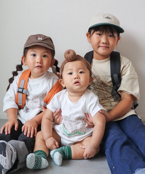CIAOPANIC TYPY（チャオパニックティピー）の「【BABY】TEEマルシェロンパース（ロンパース・キッズ・ホワイト/ブラック/ボルドー/グレー・80）」の7枚目の写真