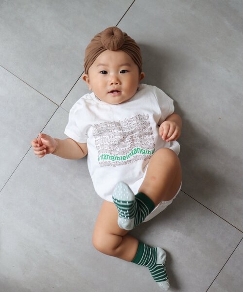CIAOPANIC TYPY（チャオパニックティピー）の「【BABY】TEEマルシェロンパース（ロンパース・キッズ・ホワイト/ブラック/ボルドー/グレー・80）」の8枚目の写真