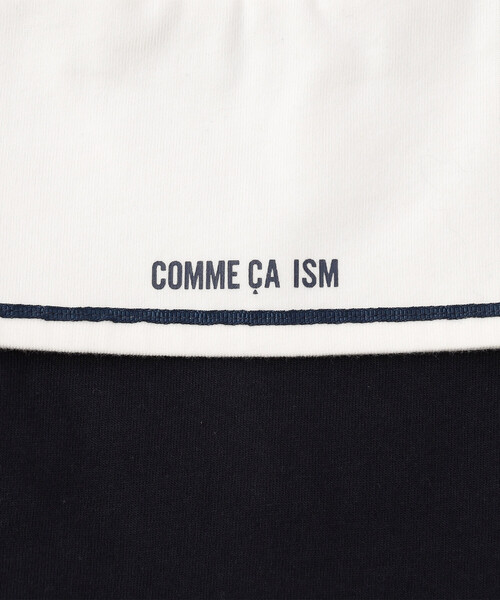 COMME CA ISM（コムサイズム）の「セーラー 長袖シャツ（Tシャツ/カットソー・キッズ・ネイビー/ホワイト×ネイビー・80-90cm）」の7枚目の写真