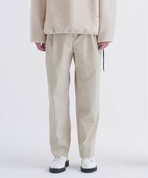 CULLNI（クルニ）の「Double Satin 2Tuck Drawstring Semi Wide Pants（その他パンツ・メンズ）」