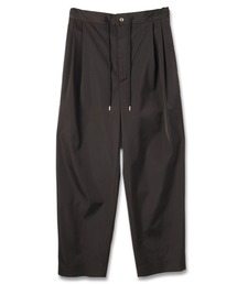 CULLNI | Double Satin 2Tuck Drawstring Semi Wide Pants(その他パンツ)