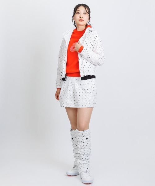 archivio(アルチビオ)の「<LADIES>保温撥水ドット柄ブルゾン(ブルゾン・レディース・ブラック/ホワイト・L/M/S)」の6枚目の写真