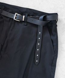 SENTI（センティ）の「SENTI センティ / L/STUDS LONGBELT / レザースタッズロングベルト(ライン) 日本製 牛革 / 2045（ベルト）」