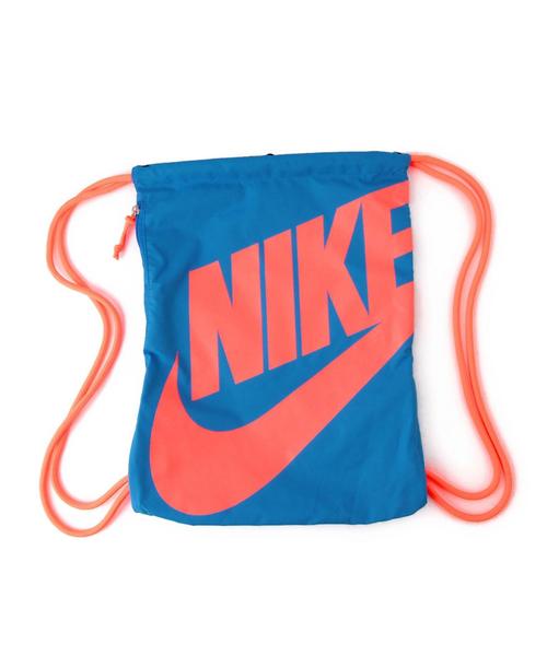 NIKE（ナイキ）の「NIKE（ナイキ） ヘリテージジムサック（バックパック/リュック・レディース・ブラック/ターコイズブルー/ネイビー/パープル・FREE）」の4枚目の写真