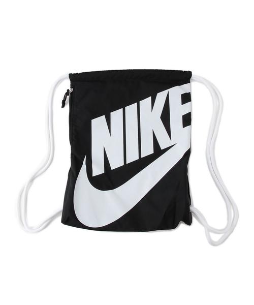 NIKE（ナイキ）の「NIKE（ナイキ） ヘリテージジムサック（バックパック/リュック・レディース・ブラック/ターコイズブルー/ネイビー/パープル・FREE）」の2枚目の写真