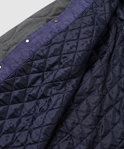 KHOKI（コッキ）の「Vintage-effect work coat（その他アウター・メンズ・ブルー/ブラック・2）」の14枚目の写真