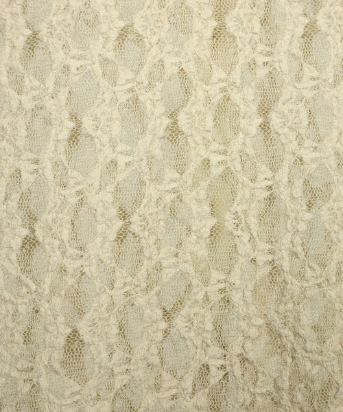 ANDRESD(アンドレスド)の「ブロッキングレースインナー / blocking lace innner(Tシャツ/カットソー・レディース・ベージュ/ブラック・M)」の9枚目の写真