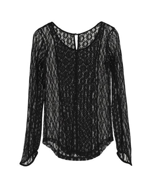 ANDRESD(アンドレスド)の「ブロッキングレースインナー / blocking lace innner(Tシャツ/カットソー・レディース・ベージュ/ブラック・M)」の13枚目の写真