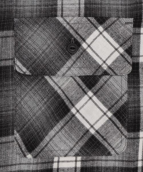 WEGO(ウィゴー)の「WEGO/オンブレチェックフードネルシャツ(シャツ/ブラウス・メンズ・ブルー系その他2/ブラック系その他2・MEDIUM/LARGE)」の22枚目の写真