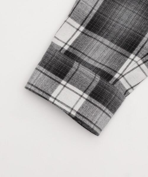 WEGO(ウィゴー)の「WEGO/オンブレチェックフードネルシャツ(シャツ/ブラウス・メンズ・ブルー系その他2/ブラック系その他2・MEDIUM/LARGE)」の21枚目の写真