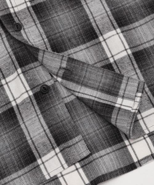 WEGO(ウィゴー)の「WEGO/オンブレチェックフードネルシャツ(シャツ/ブラウス・メンズ・ブルー系その他2/ブラック系その他2・MEDIUM/LARGE)」の20枚目の写真