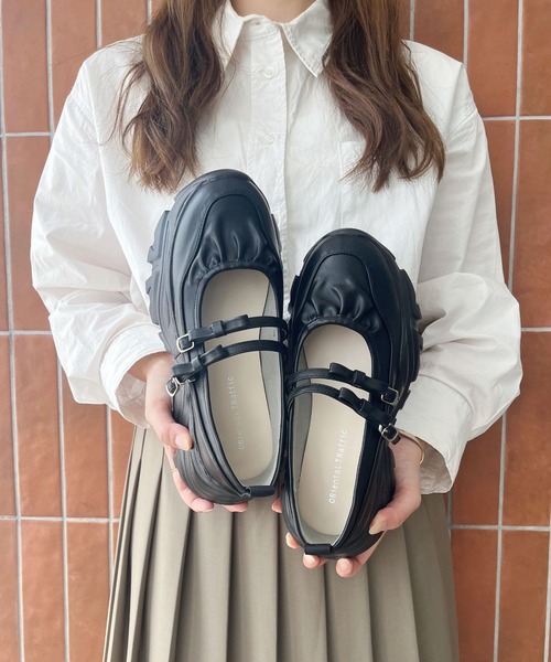 cherevichikiovichiki メリージェーン セール】2025秋冬新作 【 メリージェーンスニーカー 】ダブルリボン