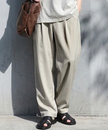 antiqua（アンティカ）の「タック テーパードパンツ（その他パンツ）」