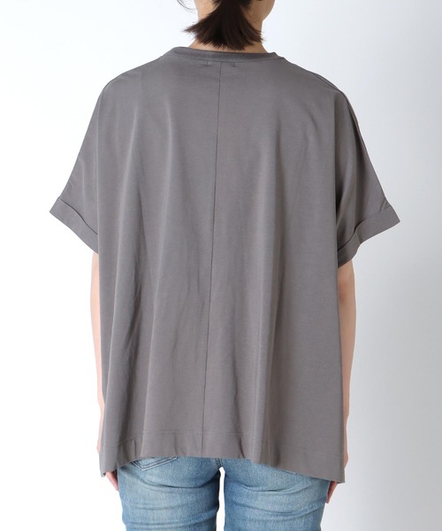 Jines(ジネス)の「オーバーシルエット ロゴプリントTシャツ(Tシャツ/カットソー・レディース・ホワイト/ブラウン/ブラック・38)」の10枚目の写真
