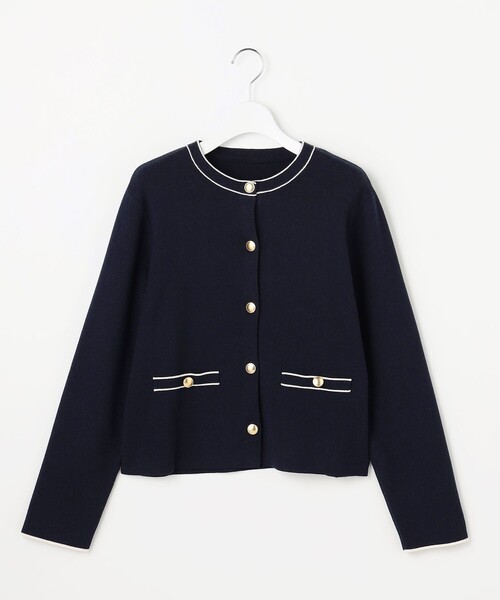 ANY SIS(エニィスィス)の「CICA加工 ニット ジャケット(カーディガン/ボレロ・レディース・ダークブラウン系/ネイビー系/ワイン系/アイボリー系・X-LARGE)」の18枚目の写真