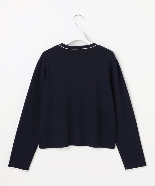 ANY SIS(エニィスィス)の「CICA加工 ニット ジャケット(カーディガン/ボレロ・レディース・ダークブラウン系/ネイビー系/ワイン系/アイボリー系・X-LARGE)」の20枚目の写真