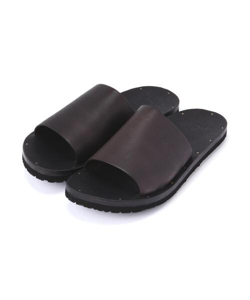 schott(ショット)の「VASCO/ヴァスコ/LEATHER TRAVEL SANDAL/レザー トラベルサンダル(サンダル・メンズ・ブラック・L/M/XL)」の1枚目の写真