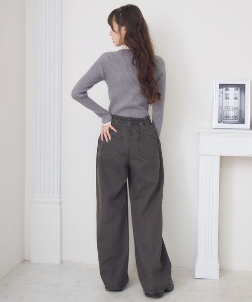 セール】2枚襟リブNTPO（ニット/セーター）｜ems excite（エムズ