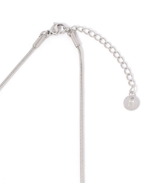 niko and...（ニコアンド）の「ステンレスオーバルネックレス（ネックレス・レディース・グレー・0）」の3枚目の写真