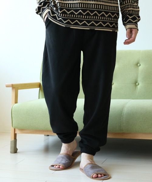 ARCADE(アーケード)の「HIGHQUALITY FLEECE 暖か軽量 ハイクォリティ マイクロフリース パンツ(スウェットパンツ・メンズ・ネイビー/ブラック/チャコール・M/L/LL)」の2枚目の写真