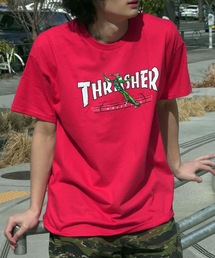 THRASHER（スラッシャー）の「RED CURB by LSD  WORDPEACE S/S T-SHIRTS/THRASHER スラッシャー・半袖Tシャツ メンズ レディース ユニセックス（Tシャツ/カットソー）」