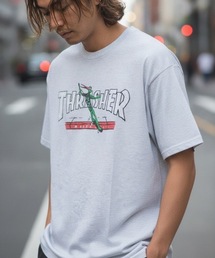 THRASHER（スラッシャー）の「RED CURB by LSD  WORDPEACE S/S T-SHIRTS/THRASHER スラッシャー・半袖Tシャツ メンズ レディース ユニセックス（Tシャツ/カットソー）」