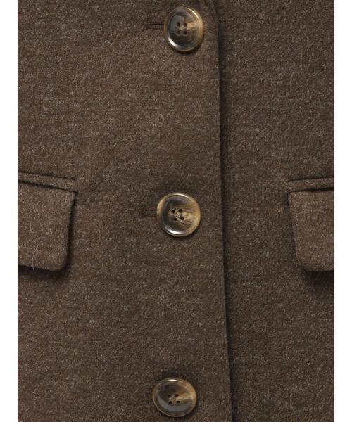 RESEXXY（リゼクシー）の「ルーズオーバージャケット（その他アウター・レディース・チャコールグレー/ブラウン/ブルー・FREE）」の4枚目の写真