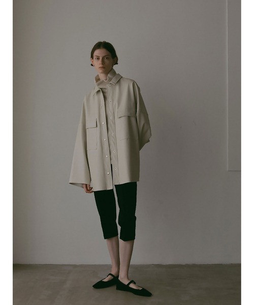 セール】合皮ビッグCPOジャケット（ブルゾン）｜HER.（ハー）の