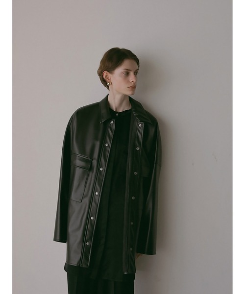 セール】合皮ビッグCPOジャケット（ブルゾン）｜HER.（ハー）の