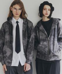 tk.TAKEO KIKUCHI | ヴィンテージライクプリント ジップパーカー(パーカー)