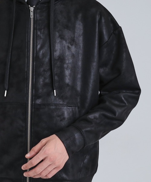 セール】ヴィンテージライクプリント ジップパーカー（パーカー）｜tk