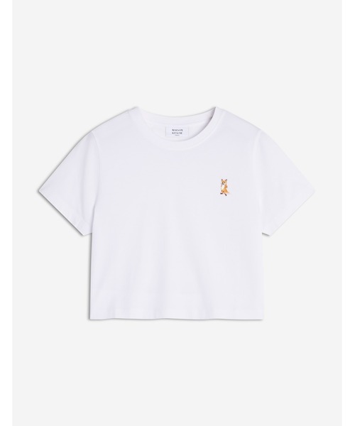 Maison Kitsune(メゾンキツネ)の「LADY FOX BABY TEE-SHIRT(Tシャツ/カットソー・レディース・ホワイト/ネイビー・XL/L/M/S/XS)」の3枚目の写真