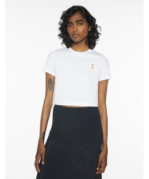 Maison Kitsune(メゾンキツネ)の「LADY FOX BABY TEE-SHIRT(Tシャツ/カットソー・レディース・ホワイト/ネイビー・XL/L/M/S/XS)」の6枚目の写真