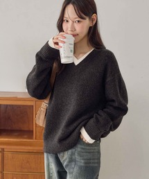 CHAN ME | ドッキングレイヤード風ニット(ニット/セーター)