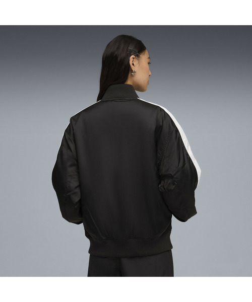 PUMA(プーマ)の「PUMA プーマ ユニセックス T7 ボンバー ジャケット(ブルゾン・メンズ・ブラック・SMALL/X-LARGE/LARGE/MEDIUM/XX-LARGE)」の4枚目の写真
