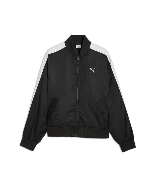 PUMA(プーマ)の「PUMA プーマ ユニセックス T7 ボンバー ジャケット(ブルゾン・メンズ・ブラック・SMALL/X-LARGE/LARGE/MEDIUM/XX-LARGE)」の6枚目の写真