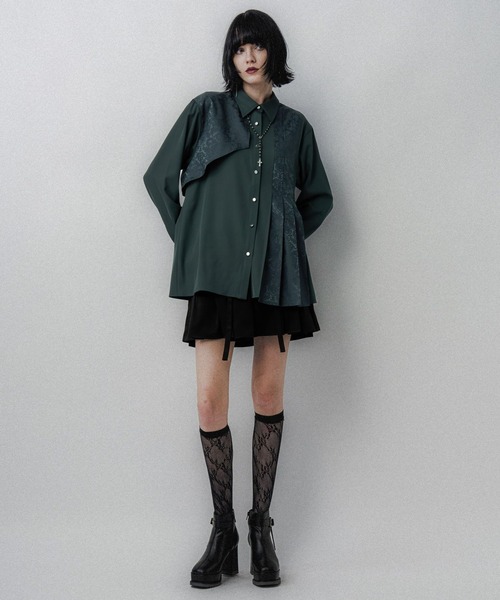 アシメJQプリーツシャツ(HARE)（シャツ/ブラウス）｜HARE（ハレ