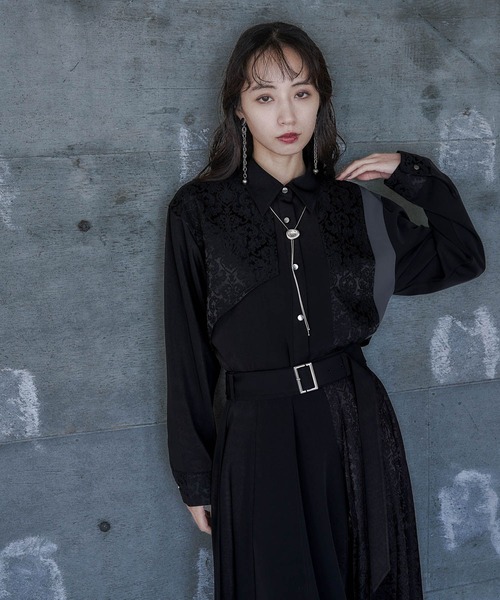 アシメJQプリーツシャツ(HARE)（シャツ/ブラウス）｜HARE（ハレ）の