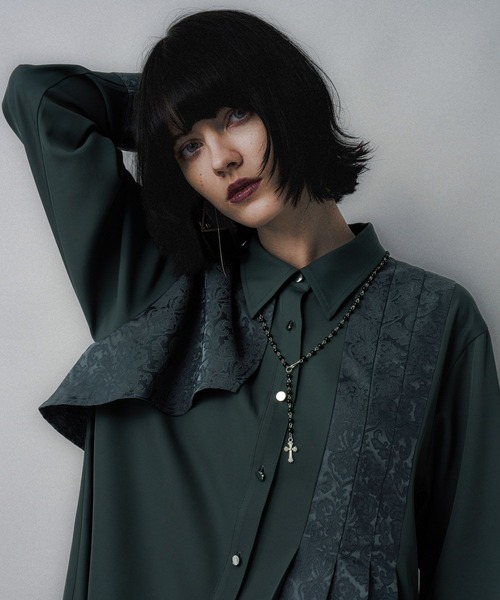 セール】アシメJQプリーツシャツ(HARE)（シャツ/ブラウス）｜HARE